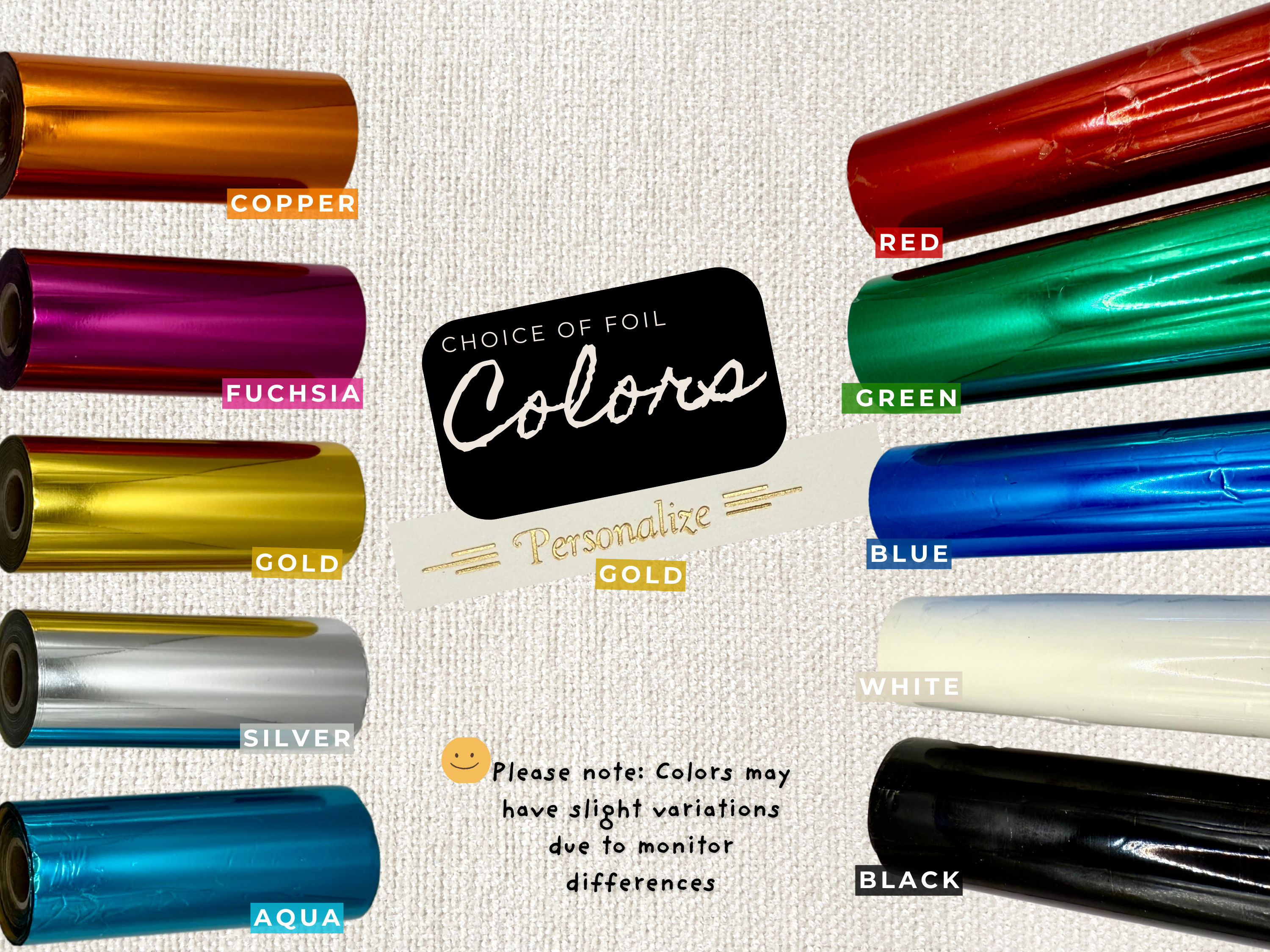 Custom Foil Stamped Pencils – Set of 5 Personalized Gift Pencils | Custom Name or Quote | Hand Pressed USA Made Pencils