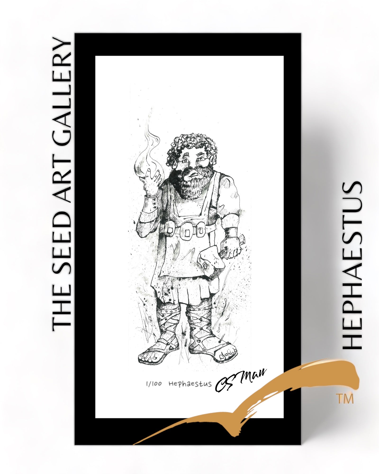 HEPHAESTUS Pen & Ink