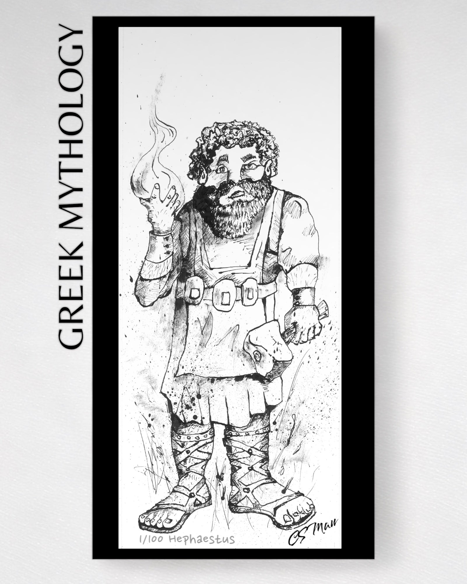 HEPHAESTUS Pen & Ink