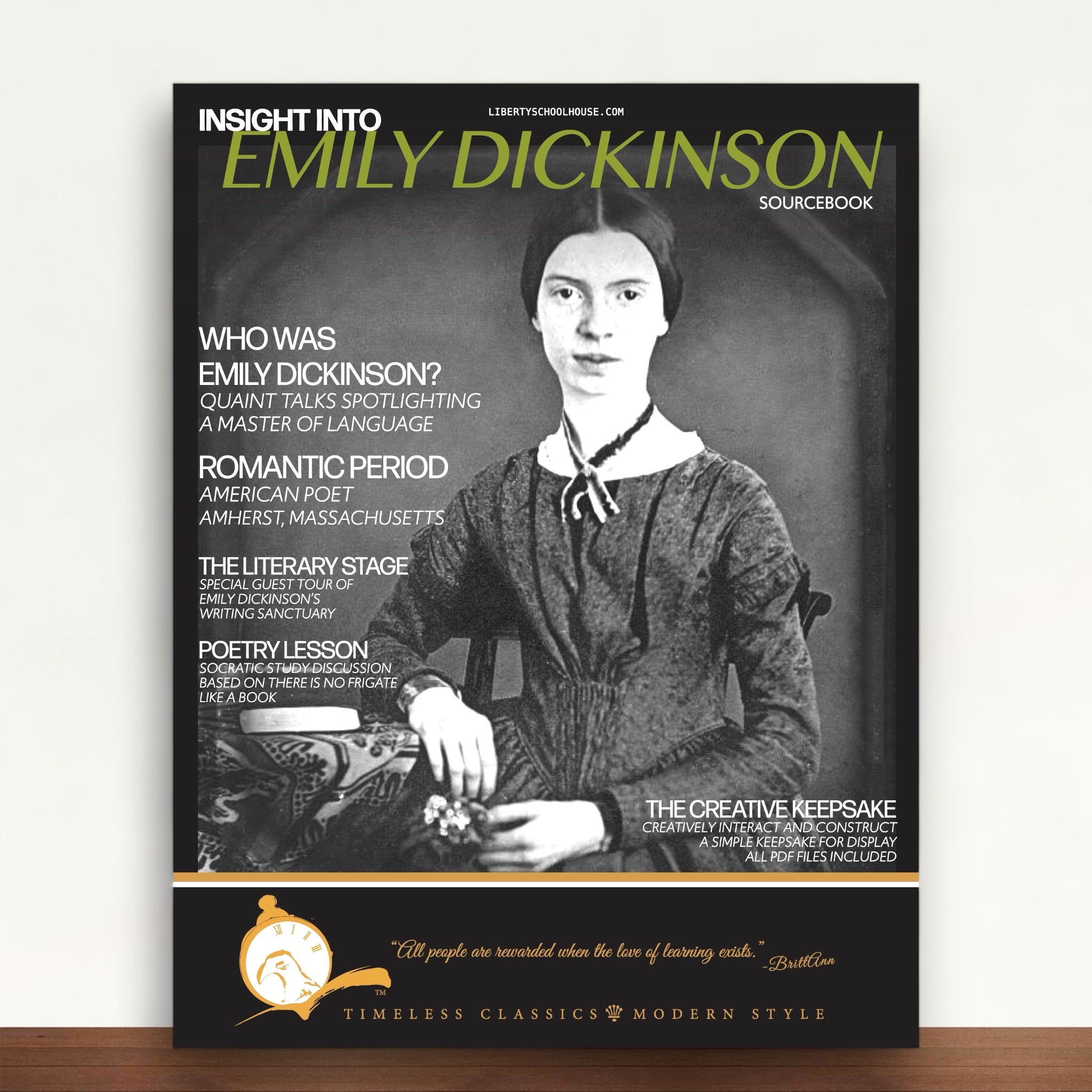 CREATING A KEEPSAKE KIT for INSIGHT INTO EMILY DICKINSON©