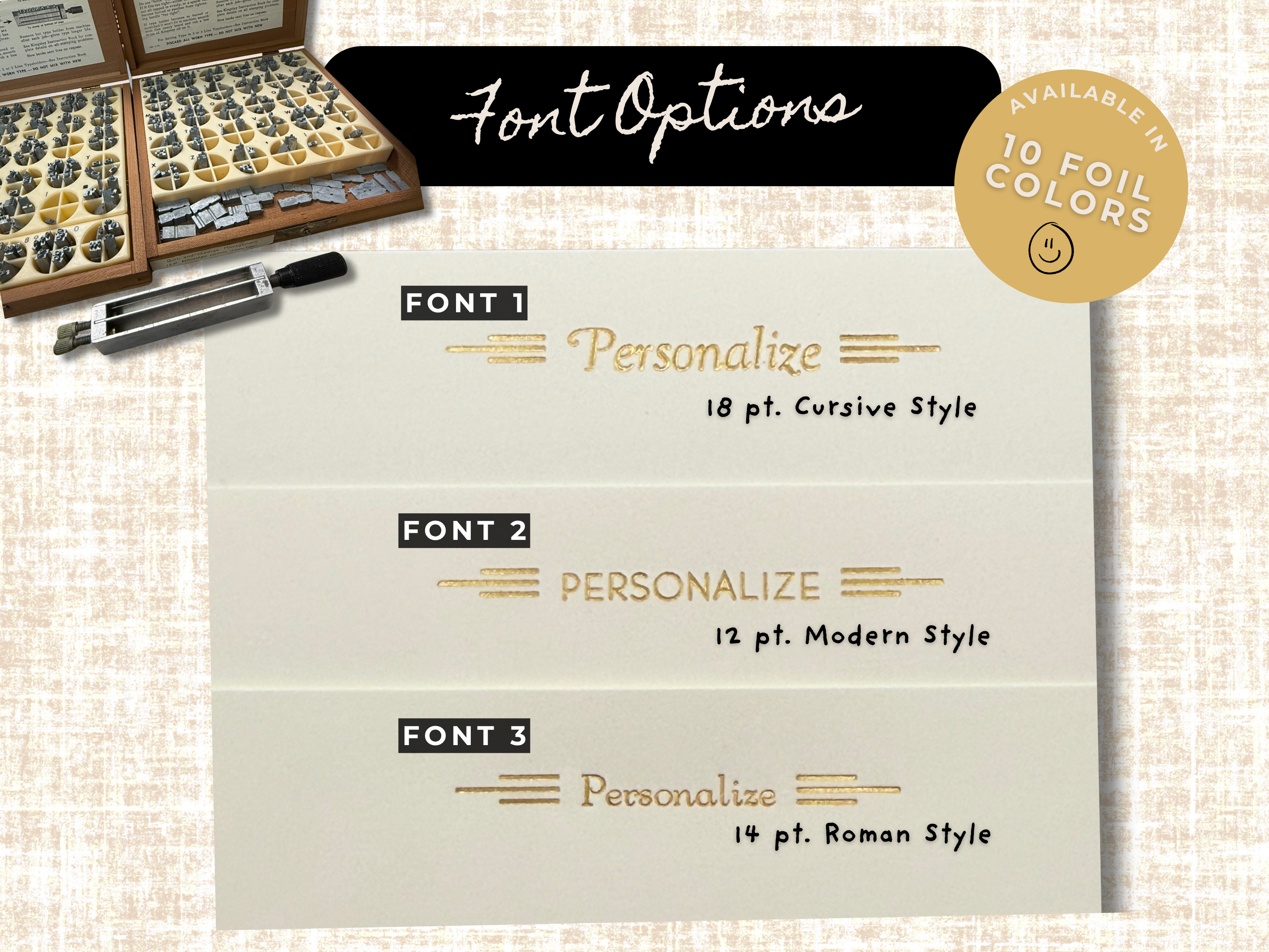Elegant Ivory – Personalized A2 Notecard Set (10 Flat Cards with Envelopes) | Custom Classic Stationery by StoryGiftStudio