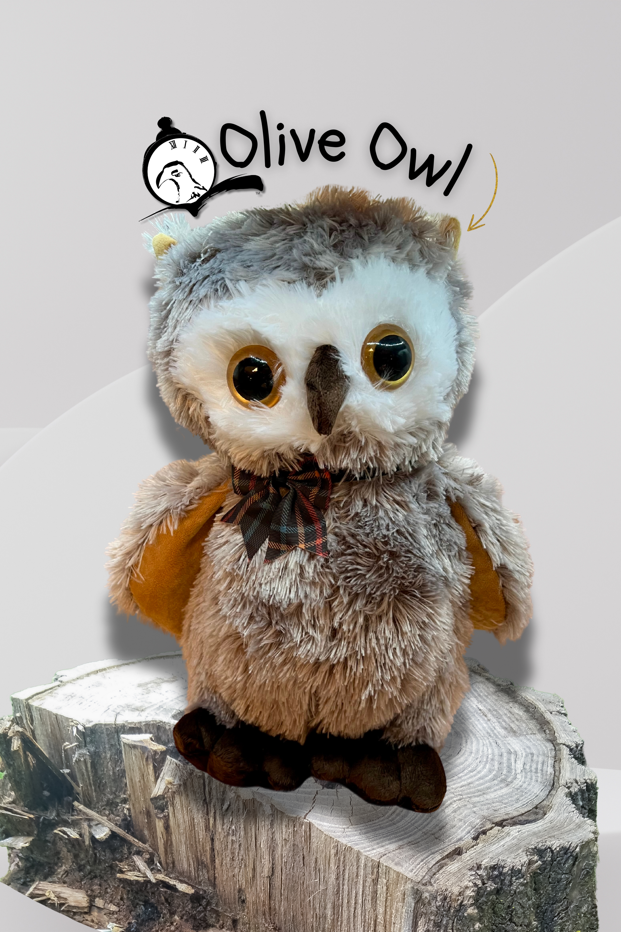 OLIVE OWL (15" Huggable)