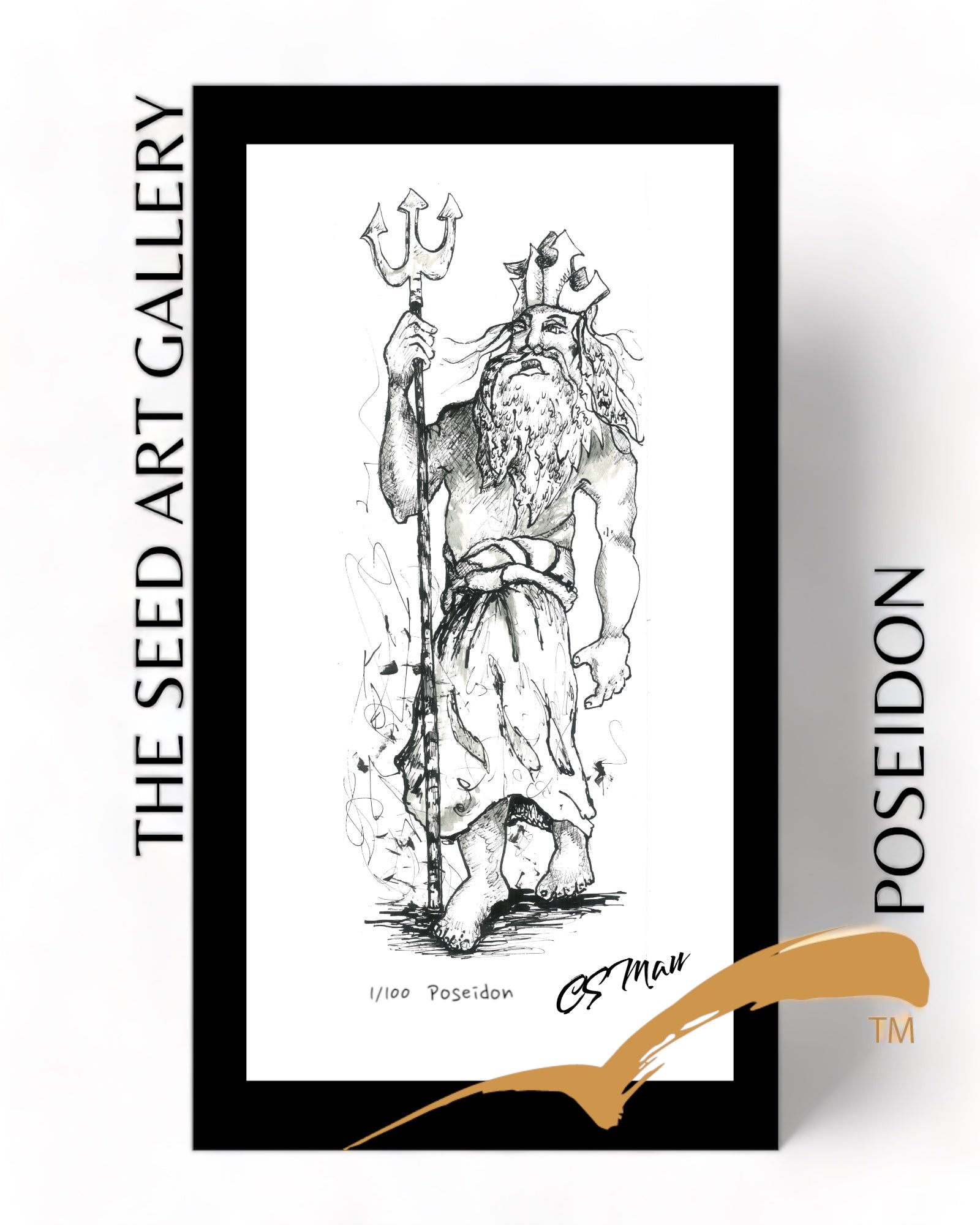 POSEIDON Pen & Ink