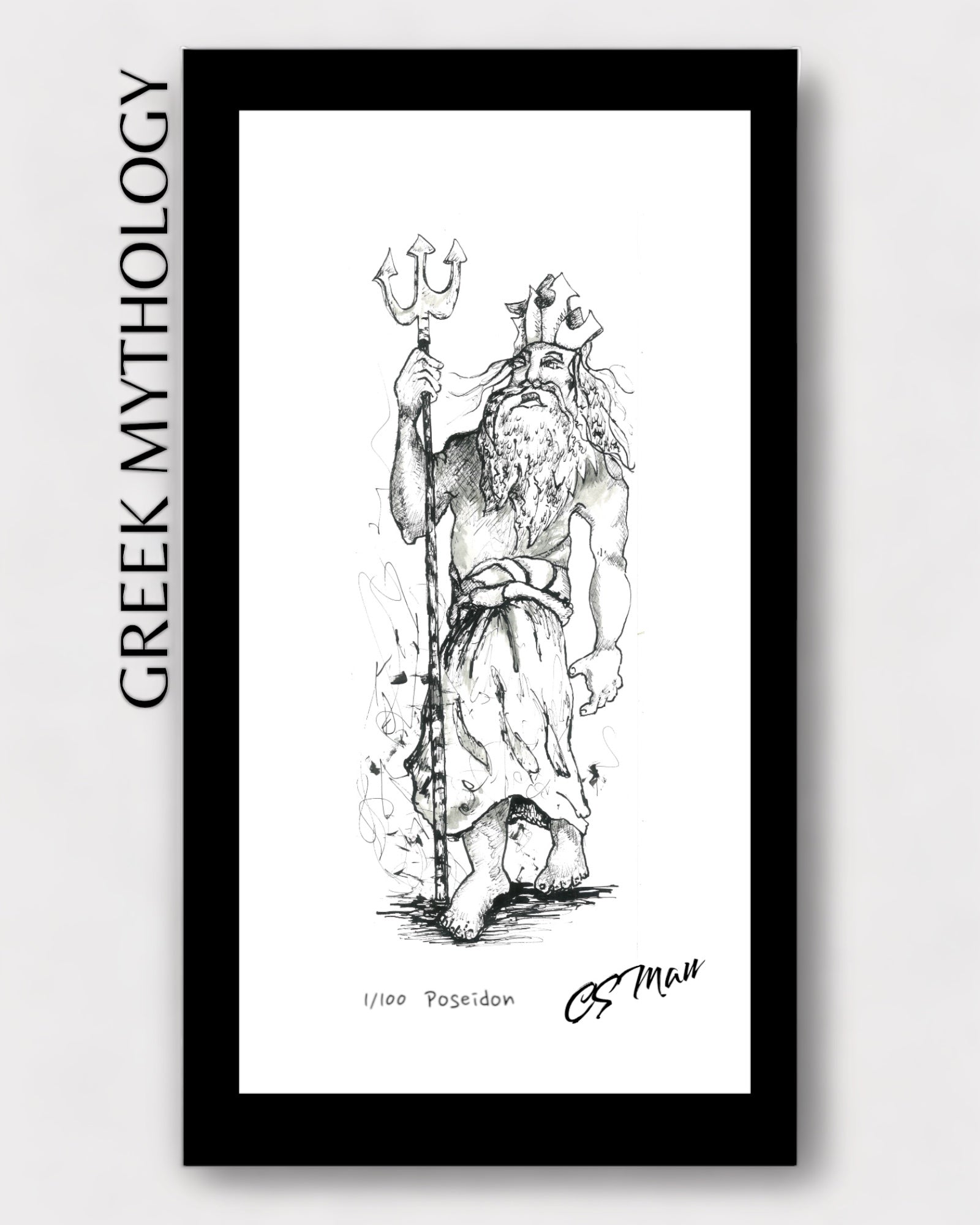 POSEIDON Pen & Ink