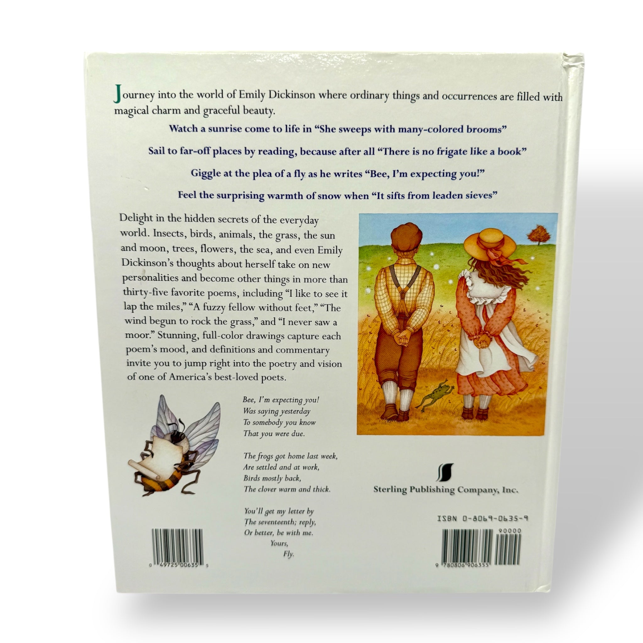 Emily Dickinson Poetry for Young People: Emily Dickinson (USED – Great Condition, Illustrated Hardcover Edition for Kids)