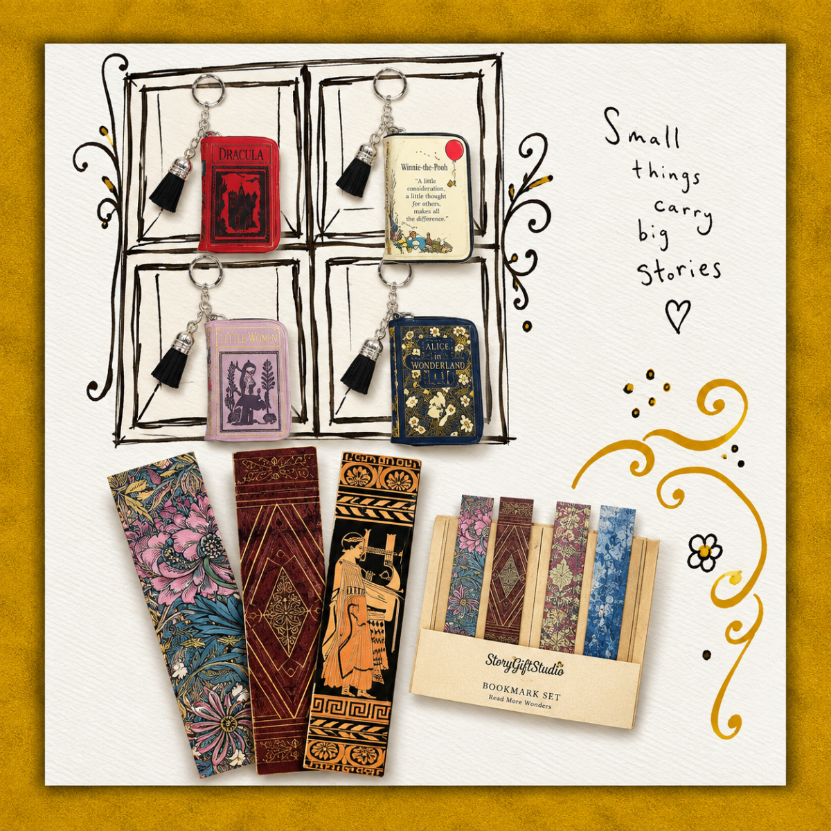 Bookmarks & Book Charms