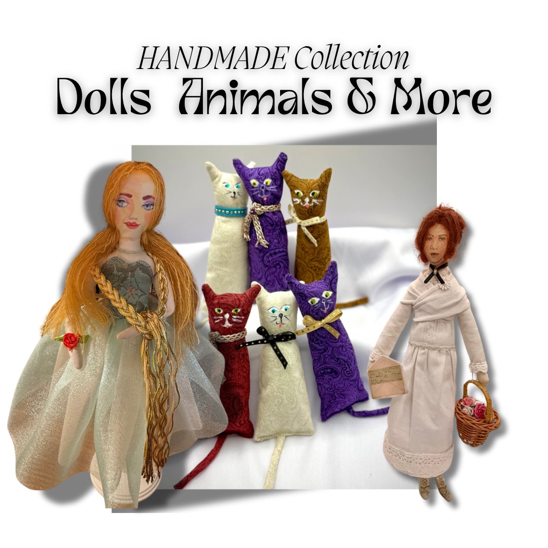 Handmade Storybook-Inspired Doll, Mythology-Themed Handmade Doll Gift, Collectible Classic Handmade Dolls