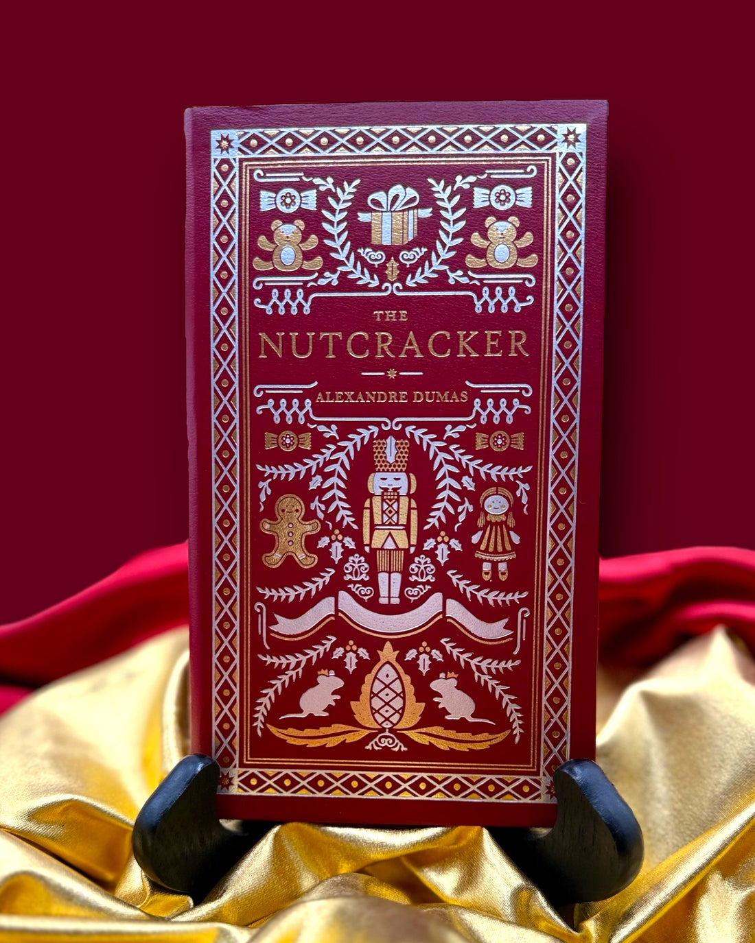 THE NUTCRACKER Book by Alexandre Dumas (collectible bonded-leather &amp; gilt edging)