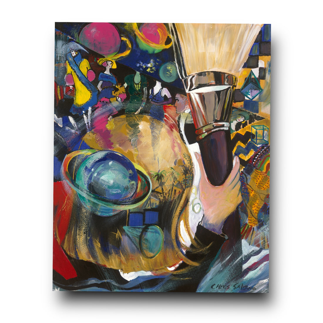 THE PAINTER - Inspirational Artist Giclée Print | Abstract Color Portrait for Creatives &amp; Art Collectors